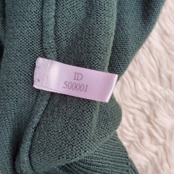 Moda International crewneck green‎ sweater L - Picture 10 of 11